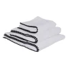 Serviette de toilette issey blanc 50x100cm en coton