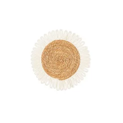 Set de table en zostère blanc