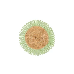 Set de table en zostère vert