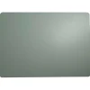 Set de table rectangle en simili cuir vert menthe 46x33cm - Optic