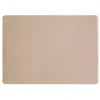 Set de table rectangle simili cuir beige 46x33cm - Optic