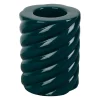 Socle pour ampoule en céramique émeraude h13cm E27 - Nira