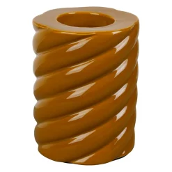 Socle pour ampoule en céramique curry h13cm E27 - Nira