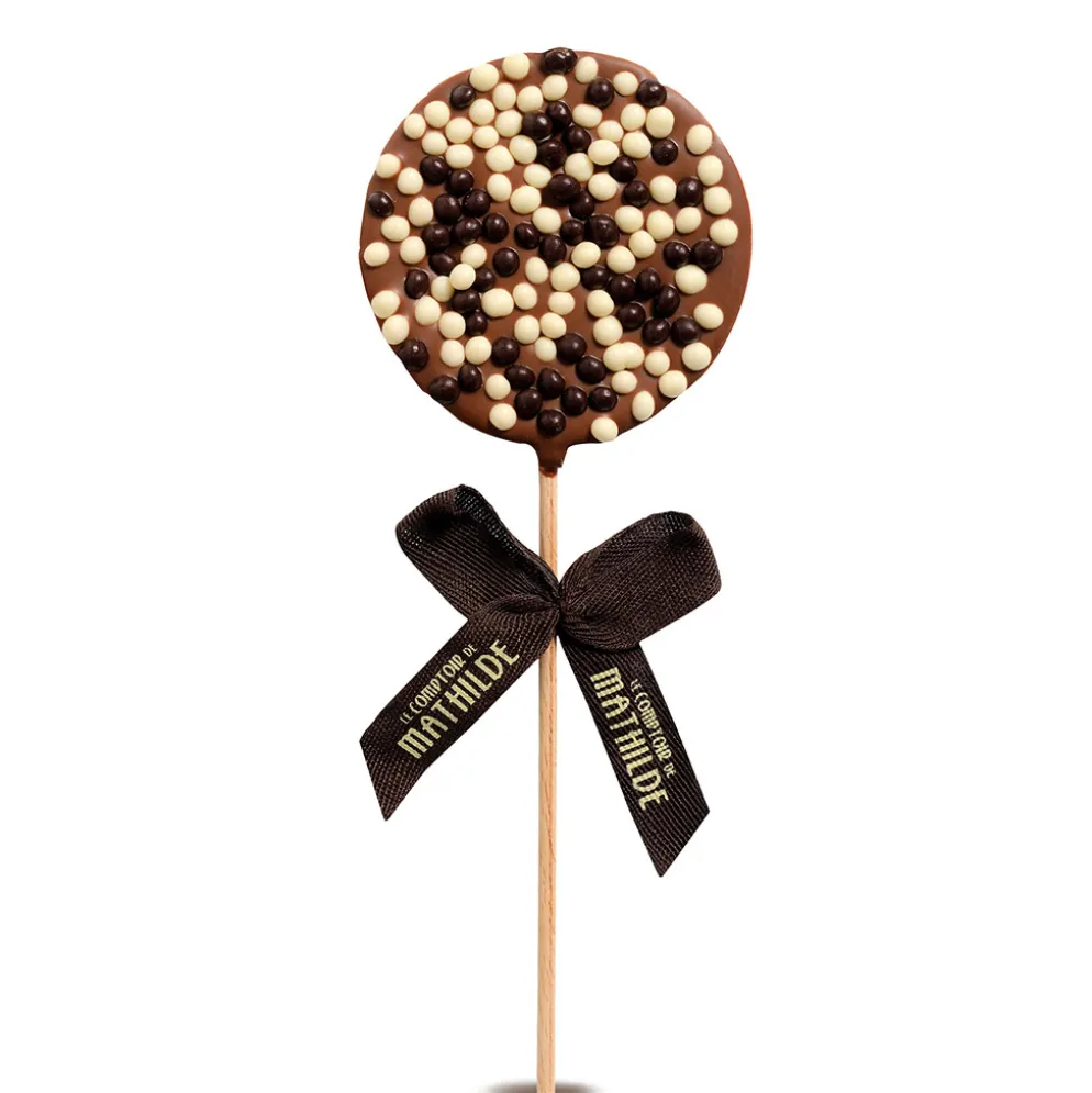 Sucette chocolat au lait riz souffle 50g