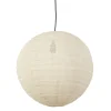 Suspension en fer et jute écru d50cm E27 - Ramille