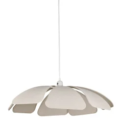 Suspension en lin écru d60cm E27