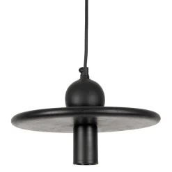 Suspension en manguier noir d25cm E27 - Atelier