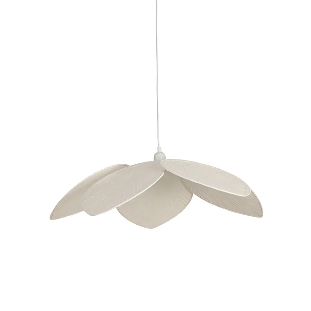 Suspension en papier écru d70cm E27 - Papier