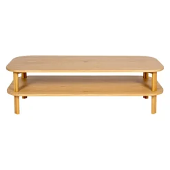 Table basse en chêne naturel 130x55cm - Sirocco