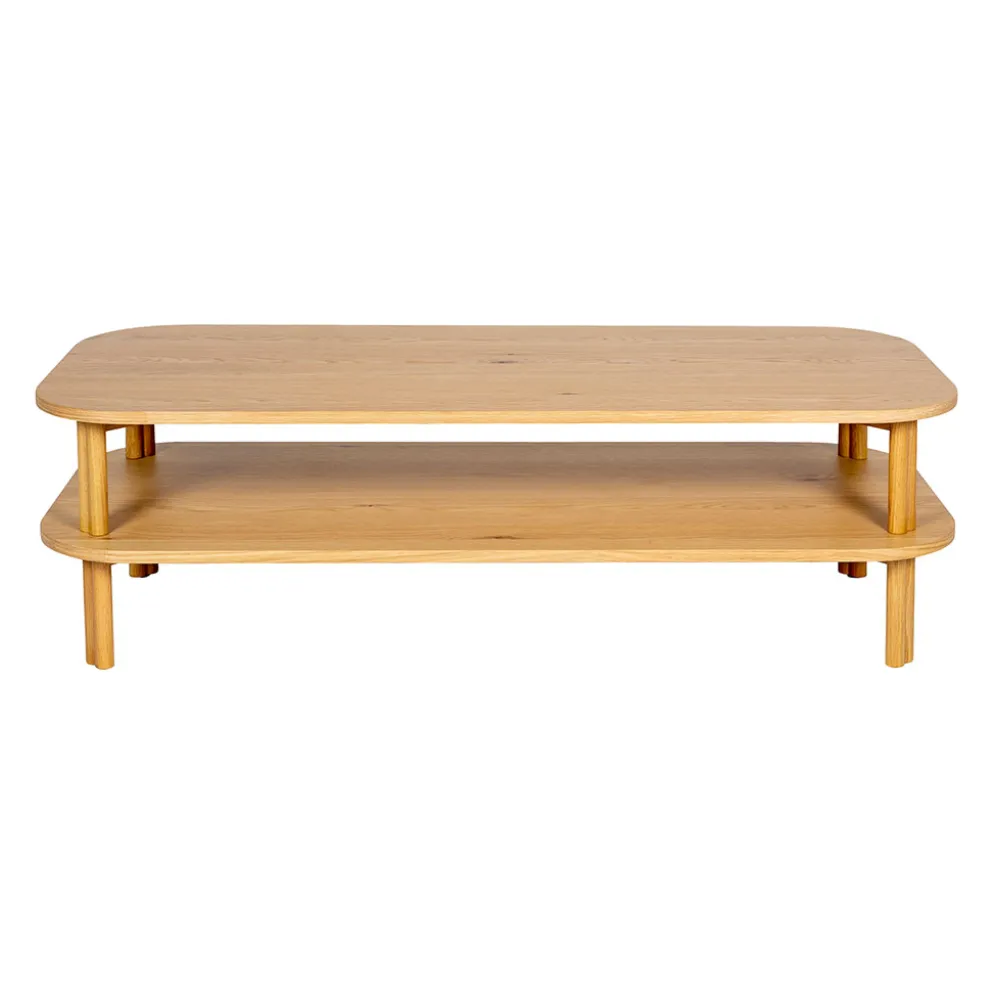 Table basse en chêne naturel 130x55cm - Sirocco