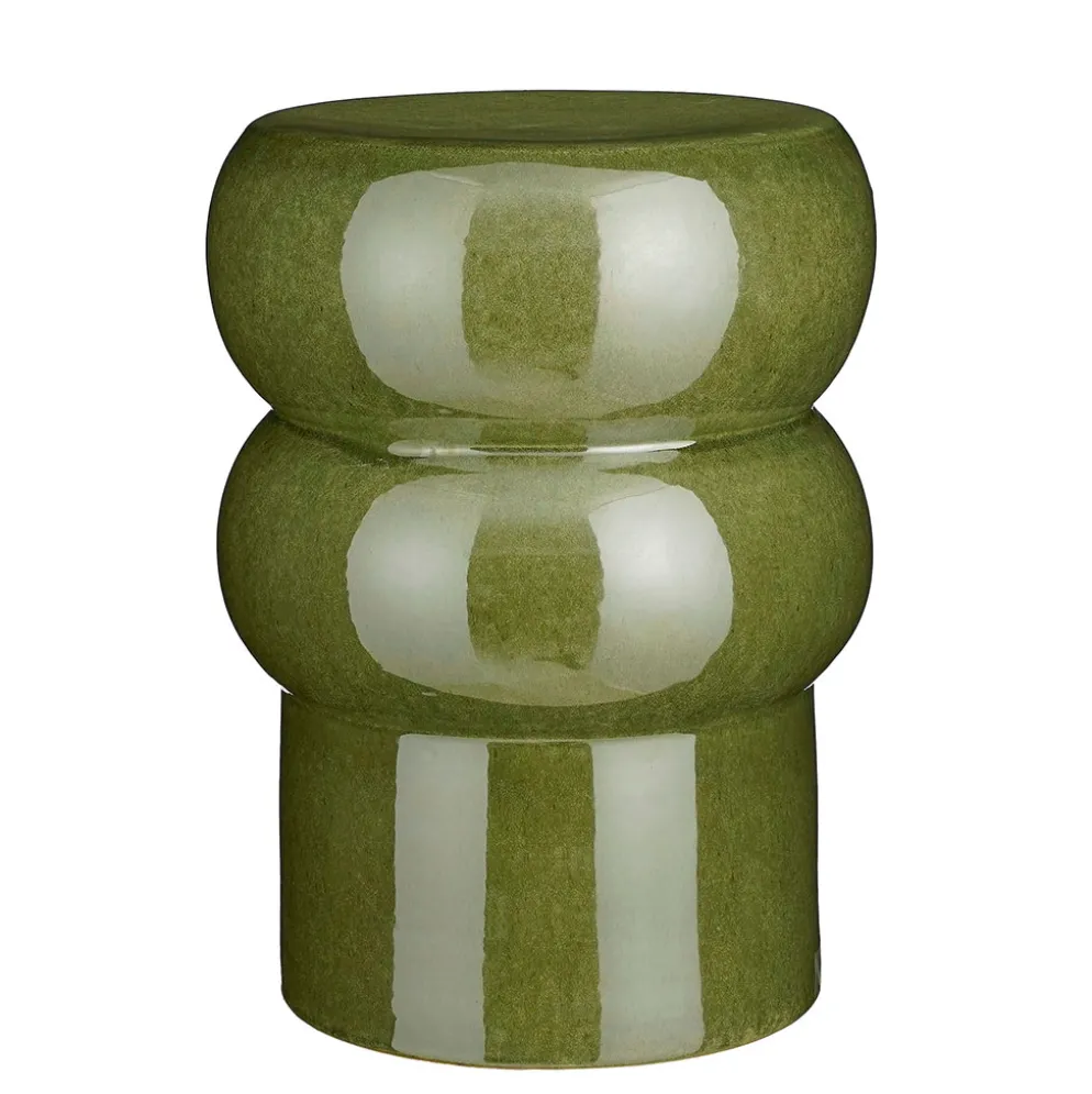 Table d'appoint en céramique vert d32cm - Vendi