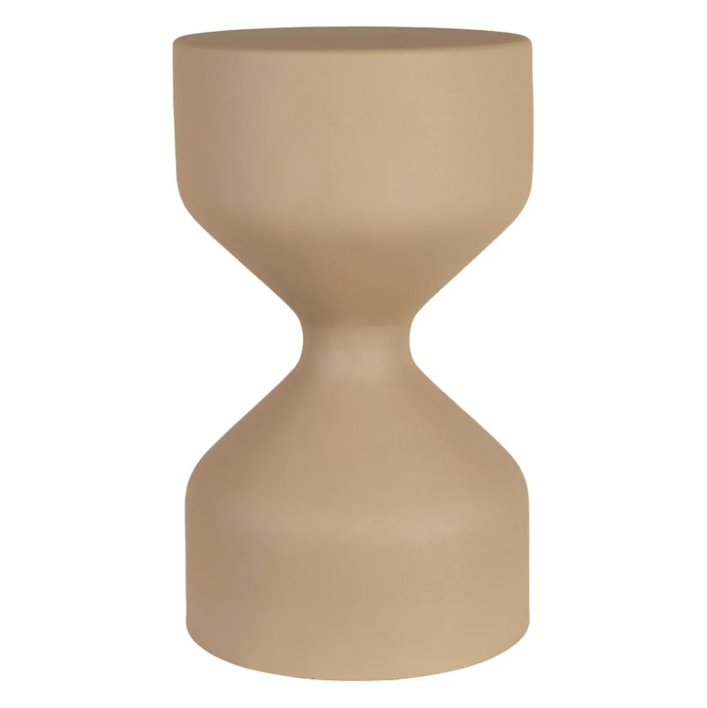 Table d'appoint en fer beige - Arty