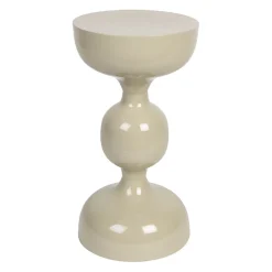 Table d'appoint en fer ivoire d31cm - Lars