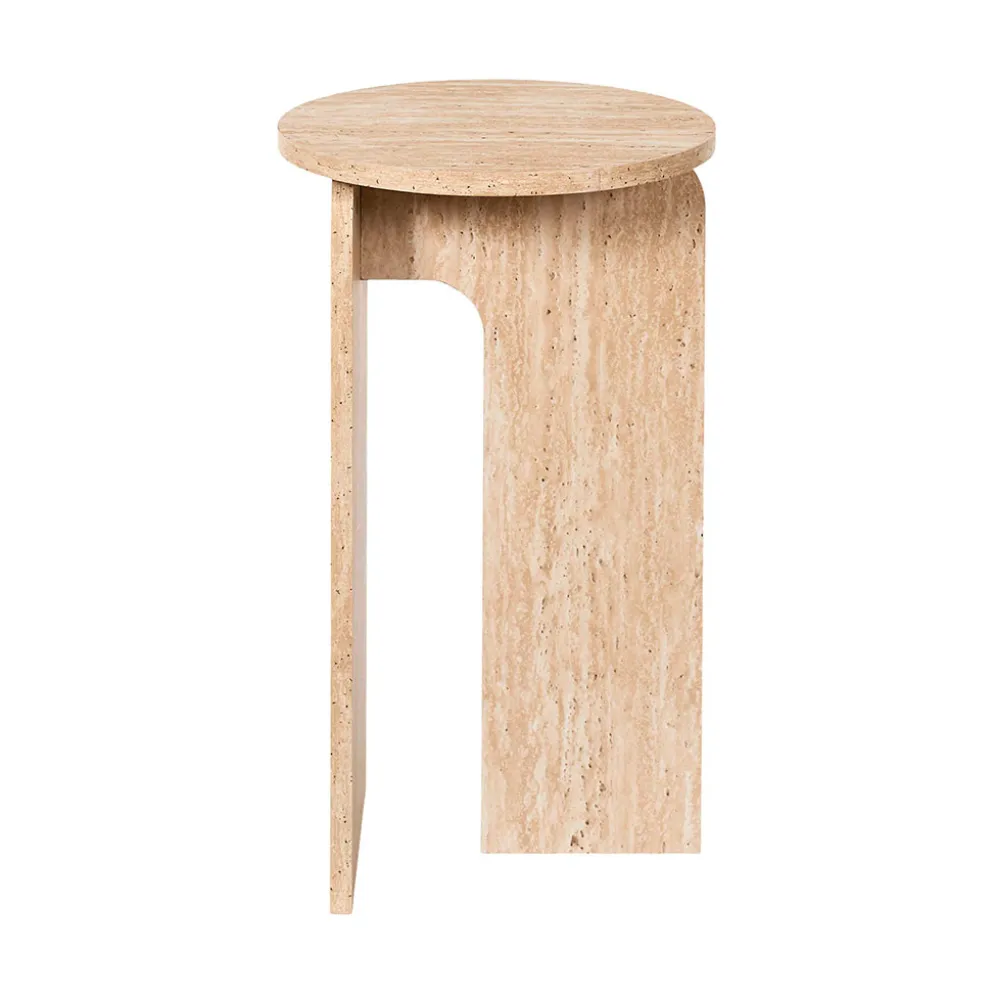 Table d'appoint ronde en bois clair d30cm - Pietra