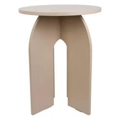 Table d'appoint ronde en bois nude d40cm - Folky
