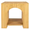 Table de chevet en bambou et sapin naturel - Saori