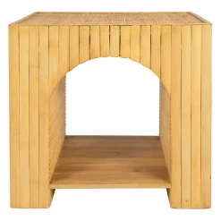 Table de chevet en bambou et sapin naturel - Saori