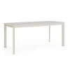Table de jardin en aluminium gris 180x90cm - Linares