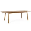 Table de jardin extensible en bois d'acacia 180/240x100cm - Danubio