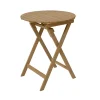 Table de jardin pliante en bois d'acacia d60cm - Trento
