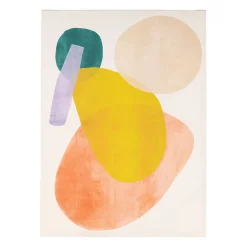 Tableau abstrait terracotta 50x70cm - Funny