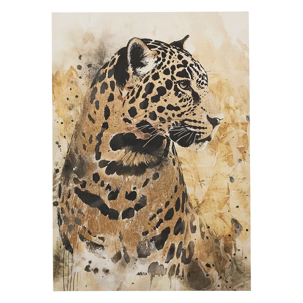 Tableau sur toile félin 50x70cm