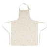 Tablier en coton beige - Lucile