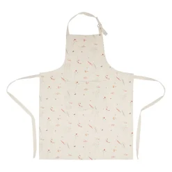Tablier en coton beige - Lucile