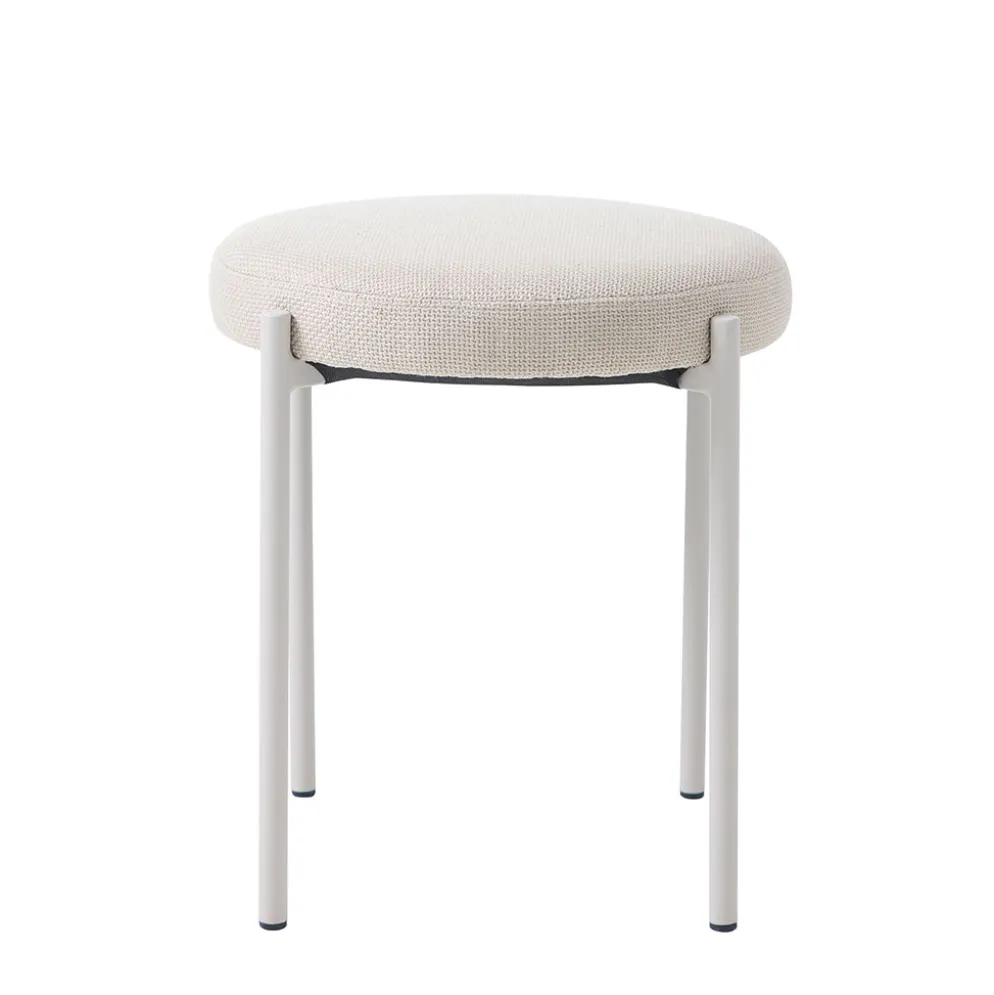 Tabouret en tissu sable - Pelican