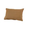 Taie d'oreiller camel en gaze de coton 50x70cm - Gaia