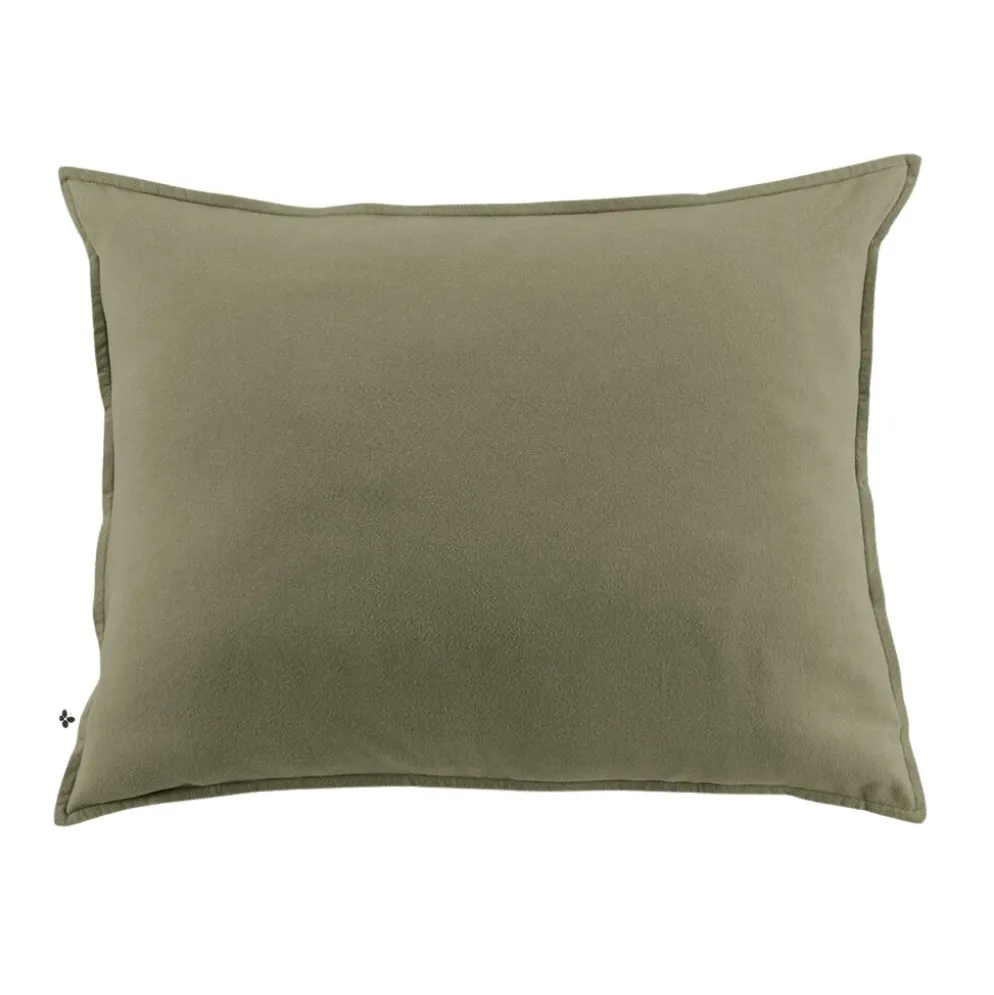 Taie d'oreiller en flanelle romarin 50x70cm - Candice