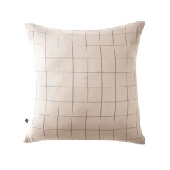 Taie d'oreiller en gaze de coton pampa 60x60cm - Gaia Match
