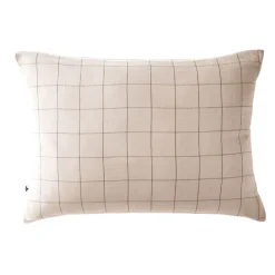 Taie d'oreiller en gaze de coton pampa 50x70cm - Gaia Match