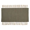 Tapis en coton et jute kaki 140x70cm - Kolore