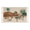 Tapis en coton multicolore 90x60cm - Somptua