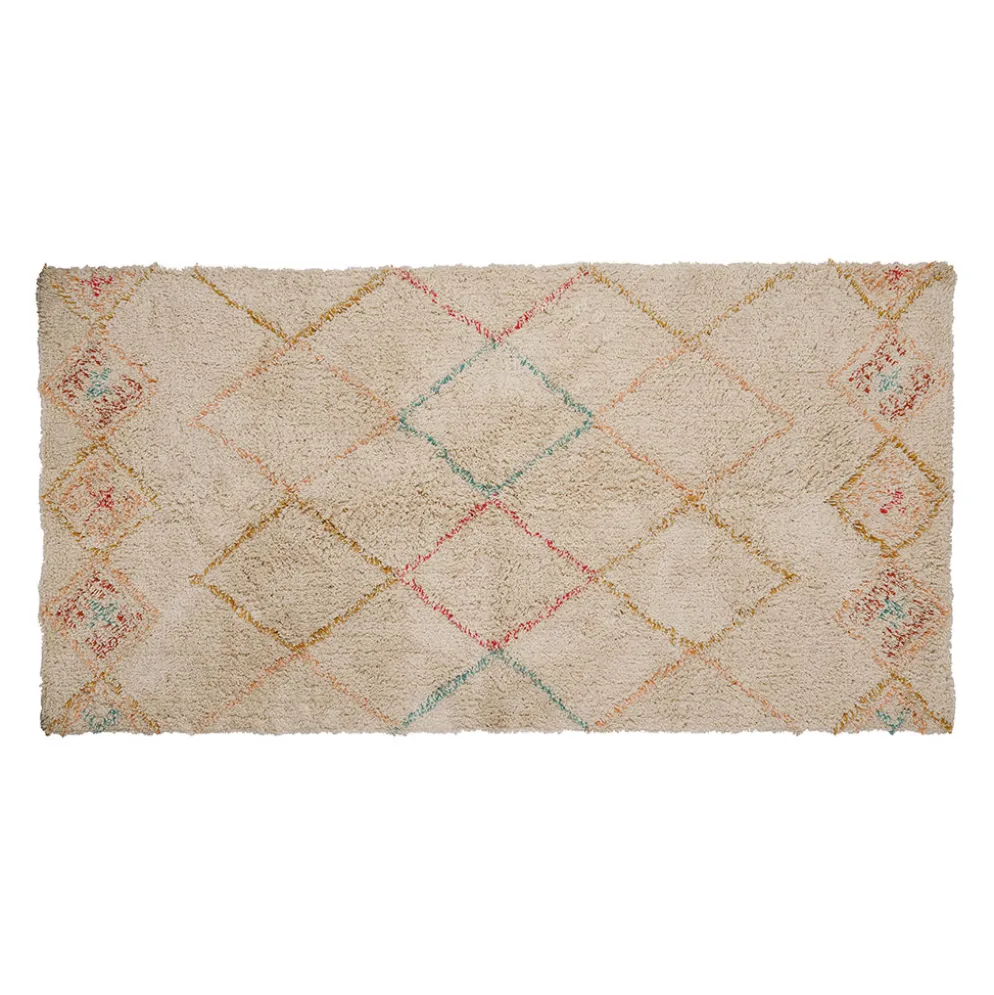 Tapis en coton multicolore 144x73cm - Titica