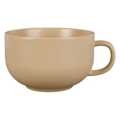 Tasse à thé en grès beige mat moucheté 35cl - Klosen