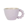 Tasse à thé en grès mauve 25cl - Organic