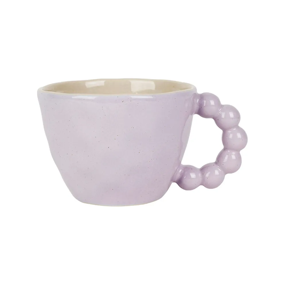 Tasse à thé en grès mauve 25cl - Organic