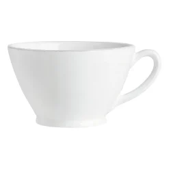Tasse en faïence blanche - campagne