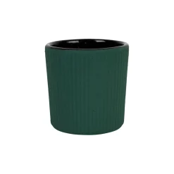 Tasse en fonte vert 12cl - Tresse
