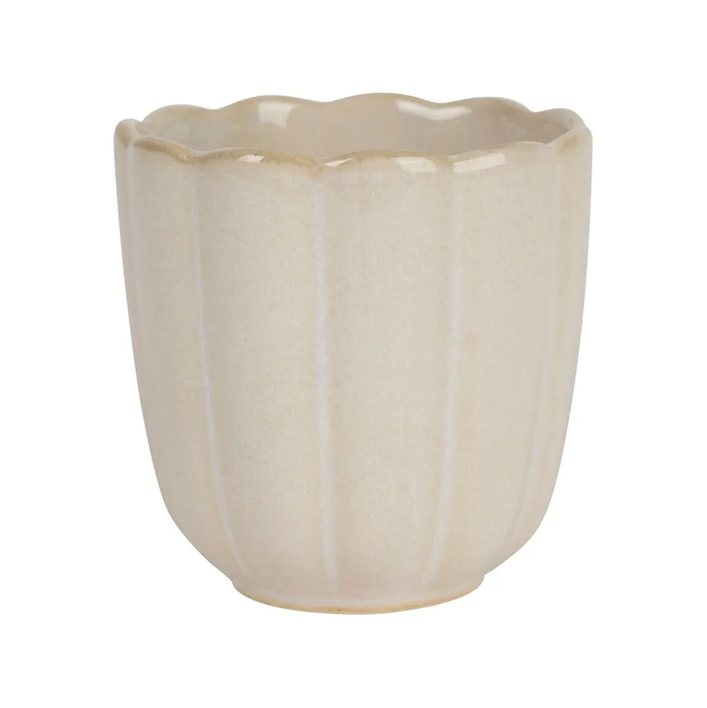 Tasse en grès écru 15cl - Romancero