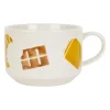Tasse en grès écru 35cl - Réveil gourmand