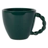 Tasse en grès émeraude moucheté 33cl - Organic