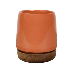 Tasse en grès terracotta craquelé 10cl - Nordika
