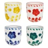 Tasses à café x4 en grès multicolore 10cl - Bellagio