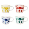 Tasses à thé x4 en grès multicolore 29cl - Bellagio