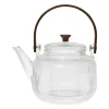Theiere en verre borosilicate transparent 85cl - Manarola