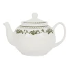 Théière en faïence vert 1.15L - Faustine