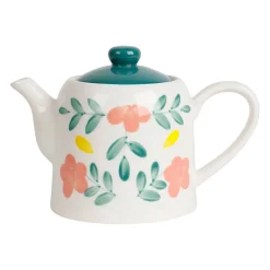 Théière en grès multicolore avec filtre 95cl - Bellagio